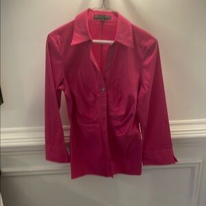 Lafayette 148 New York Fuchsia Blouse
